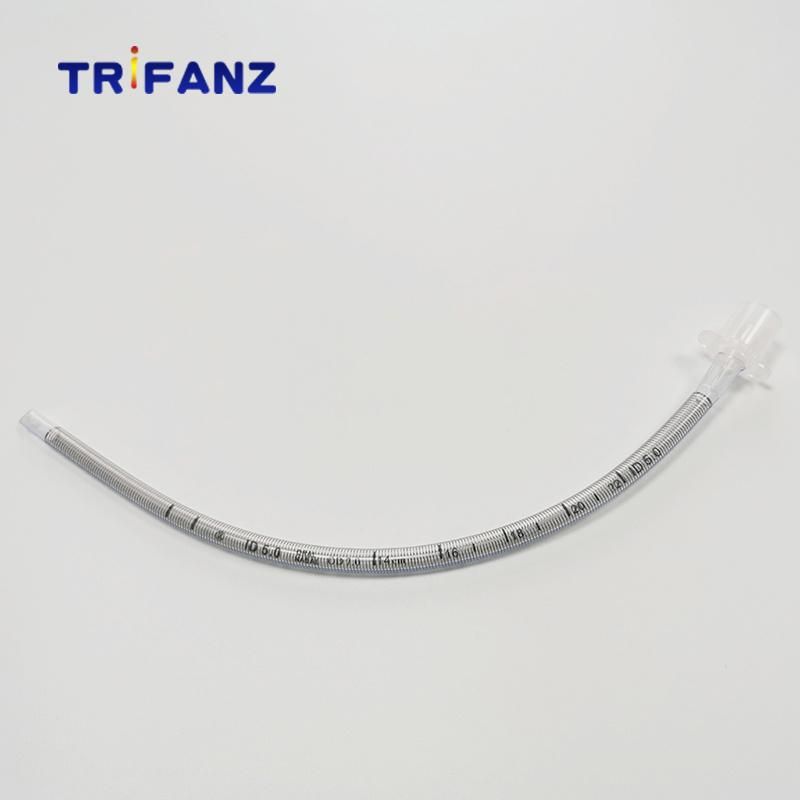 Disposable PVC Reinforced Endotracheal Tube Without Cuff