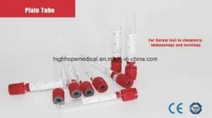 Ce Approved Medical Disposable Plain Tube