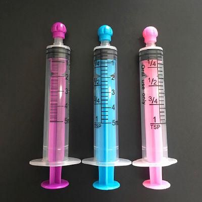 Oral and Enteral Feeding Syringe 5/12/60 Ml for Nutrition Feeding