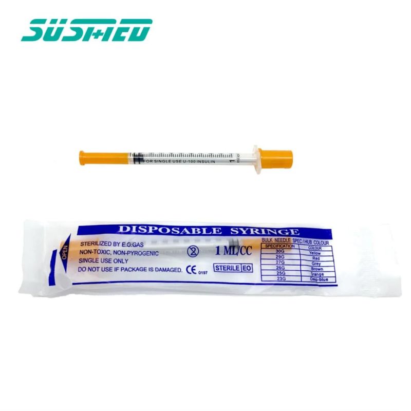 Disposable Medical 2cc Syringe with or Without Needle