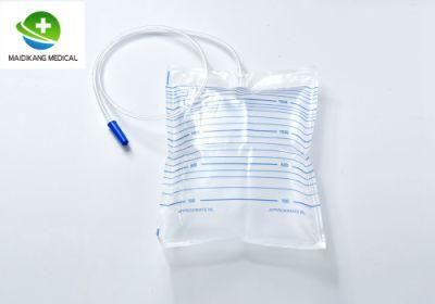 High Quality Disposable Urine Bag Drainage Collector Medical Standard 100ml 2000ml