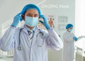 Medical Mask Flat Disposable Facial Adult Surgical Mask with Top Sale CE Certification Non-Woven Bef98+ Earloop Surgical Use Blue