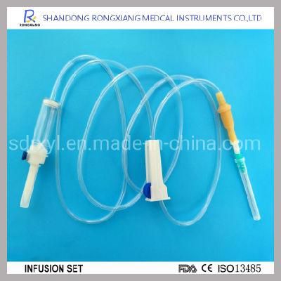 Ethylene Oxide Sterilization Medical Components Disposable Infusion Set of Needle Luer Lock