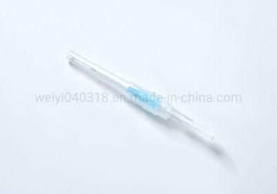 CE&ISO Medical Products Disposable IV Cannula or Catheter with Wings or Injection Port Pen Type
