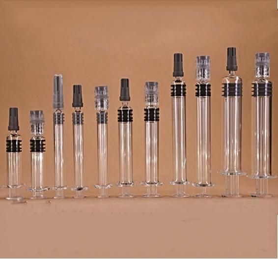 1ml 2ml 3ml 5ml 10ml Medical Injection/Cosmetic Disposable Pre-Filled Glass Syringe