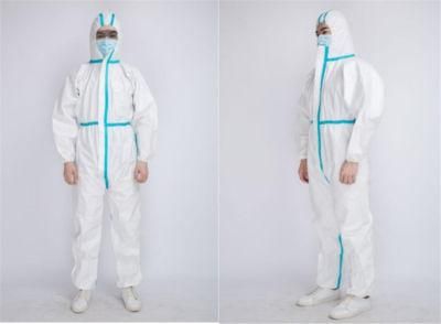 Reusable Protection Protective Suit Washable Medical Protective Clothing Protective Overall (3B, 4B, 5B) , Surgical Cap, Overshoe Trajes Descartable
