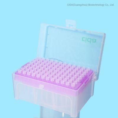 Medical Hospital Disposables Sterile 10 20 100 200 300 1000 UL Racked Rnase Free Wholesale Universal Micro Pipette Filtered Tips Factory