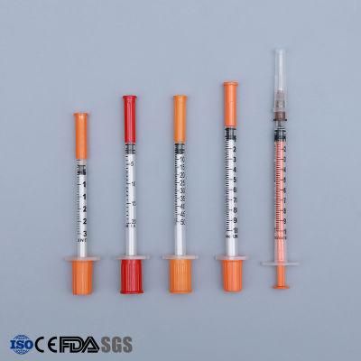 Disposable Insulin Syringe 1ml 0.3ml 0.5ml Ce&ISO