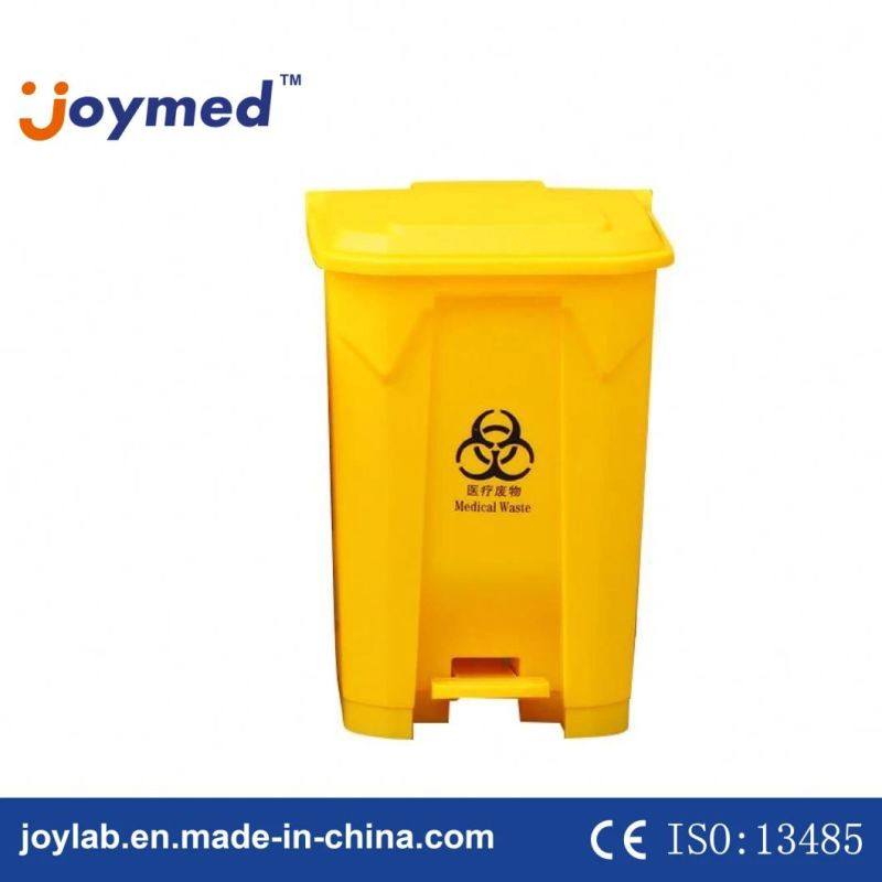 Best Price 87L Plastic Step-on Trash Can Hands-Free Waste Bin Large Capacity Commercial Utility Step Foot Pedal Garbage Bin