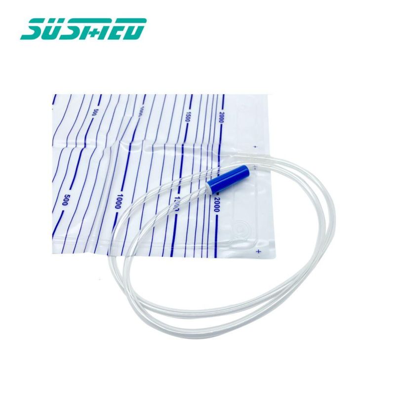 Disposable Transparent PVC Urine Collector Drainage Bag