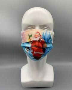 Christmas Mask Holiday Decoration Santa Christmas Mask Ornament, Christmas 3 Ply Non Woven Face Masks