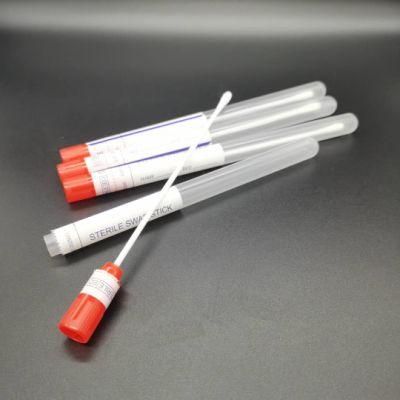 Medical Supplier Nylon Flocked Swab Transport Swab