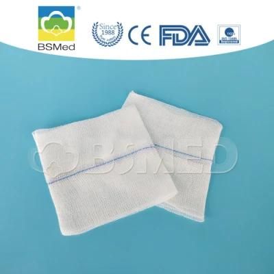 High Quality Unfolded Edge Medical Disposables Cotton Gauze Swab for Hospital Use