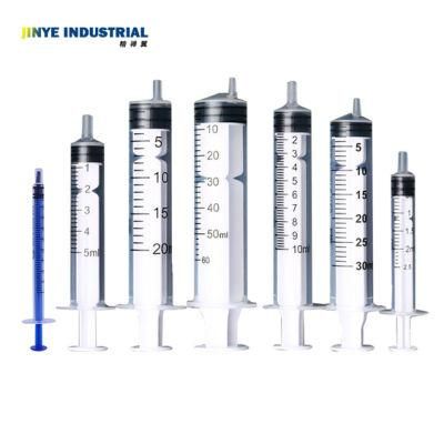 Disposable Medicalsterile Hospitalplastic Syringe with Needle for Single Use