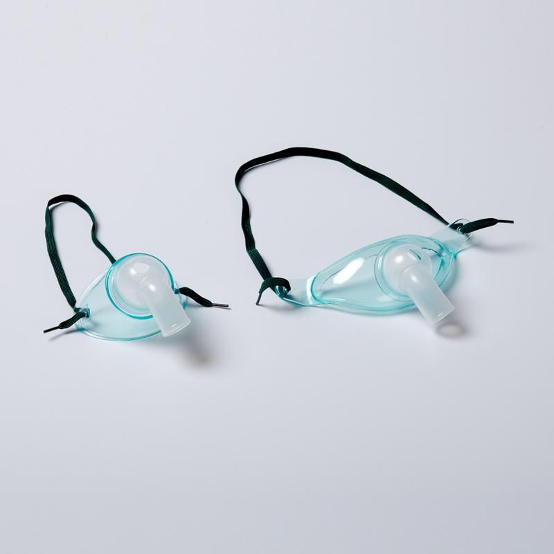 Medical Surgical Disposable Oxygen Reservoir Bag PVC Supplies Bipap Non-Woven 3ply CPAP CPR Breathing Nebulizer KN95 Anesthesia Type Iir Tracheostomy Face Mask