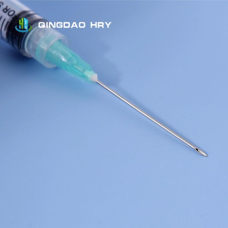 Disposable Medical Luer Lock Luer Slip 3ml Syringe Retractable Needle Safety Syringe Auto Disable Syringe FDA 510K CE Approved