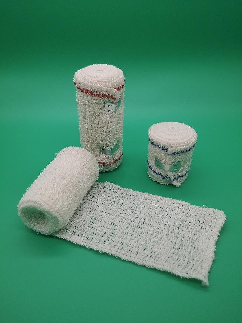 Elastic Crepe Bandage Warpping with Matel Clip