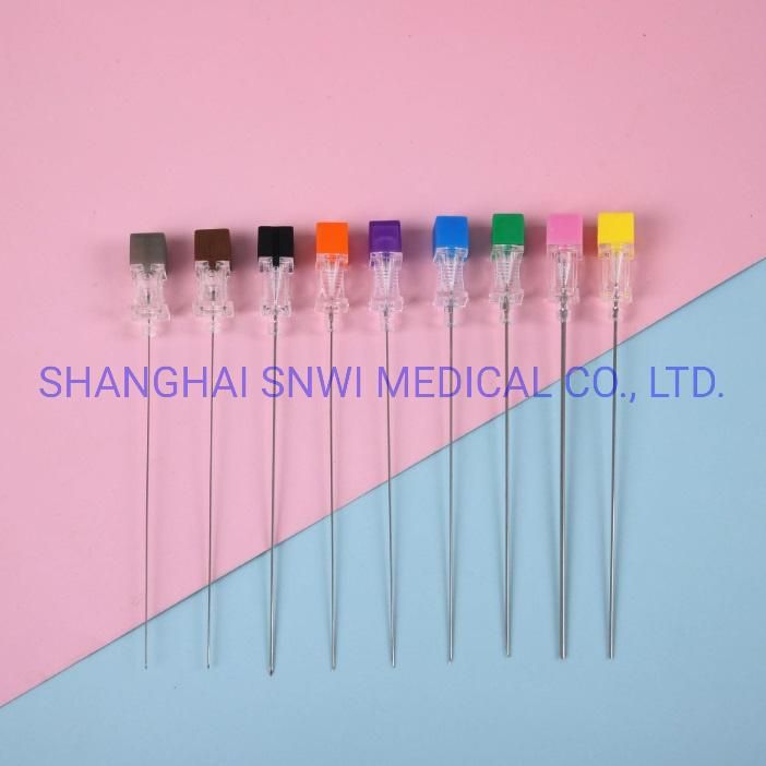 Echogenic Sterile Injection Anesthetic Medial Epidural Spinal Needle