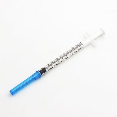 Factory Stock Low Price Medical Disposable 1ml 3ml 5ml Injection Plastic Syringe with Needle