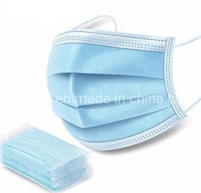 Factory Direct Supply Face Mask Nonwoven Face Mask 3ply