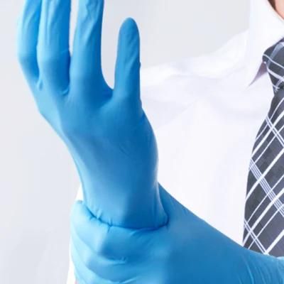 Disposable Factory Examination Powder Free CE FDA 510K Approved Nitrile Gloves