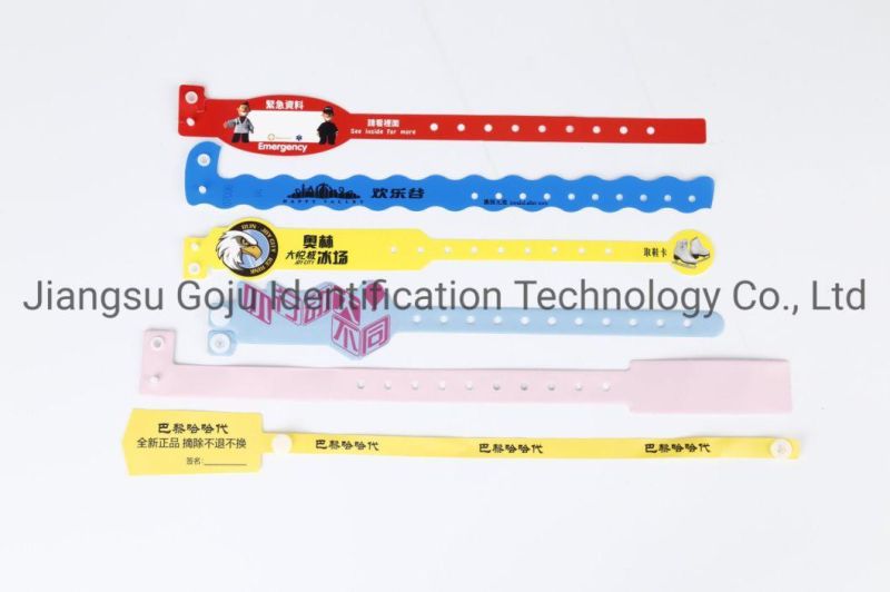 Customized Wristbands ID Bracelet Plastic Wristbands