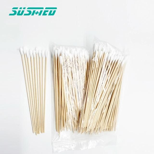 Long Handle Sterile Medical Bud Bamboo Swab Cotton Swab