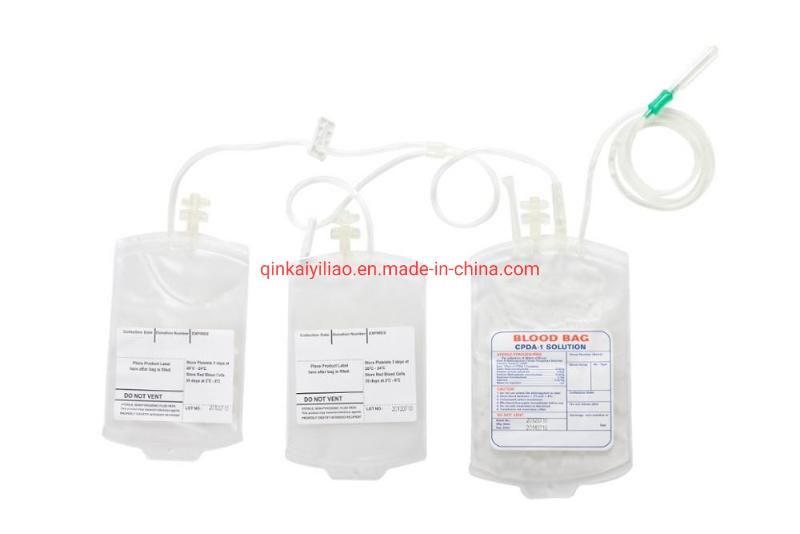 Disposable Medical Double Blood Bag (500ml)