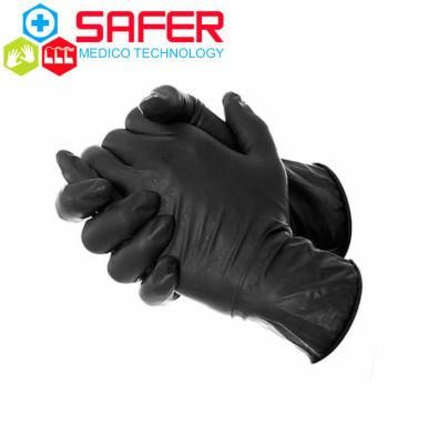 Vinyl Gloves Powder Free Black Disposable Medical Grade