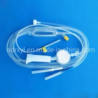 Disposable IV Infusion Set with Precision Flow Regulator with Micro Regulator