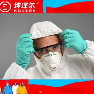 New Konzer Anti-Virus Microporous Film China Disposable Coveralls for Distributors Safety Engineers
