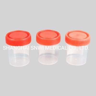 30ml, 60ml, 120ml Medical Disposable Lab Consumables Sterile Urine Specimen Cups
