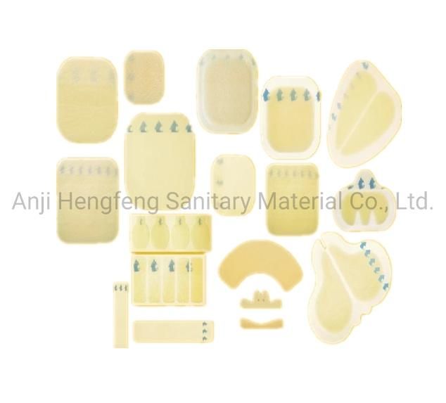 Mdr CE Approved Disposable Adhesive Hydrocolloid Footcarewound Plaster for Clinical Hospital