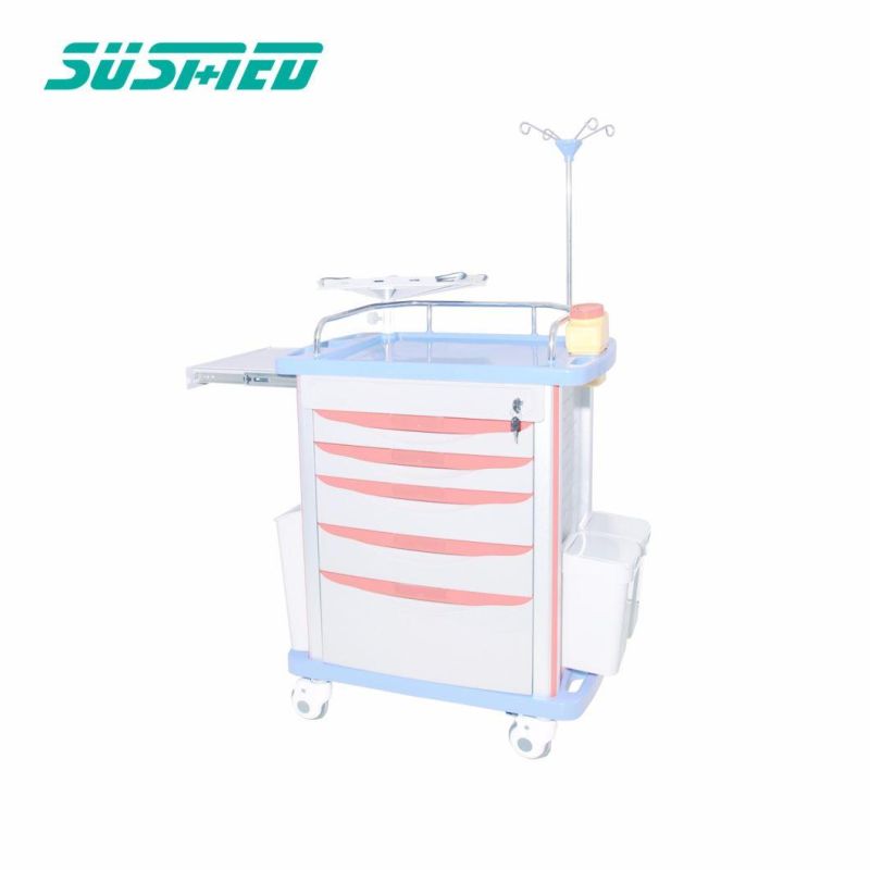 Transfer Functional Medical Nursing Emergency Drug Treatment Portable Trolley