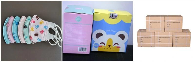Non-Woven Children Masks for Civilian Personal Protection Three-Dimensional Cute Print Children′s Mask
