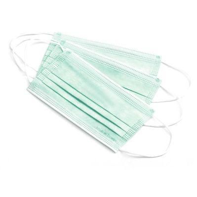 Surgical Facial Musk 3 Ply 50PCS Box Medical Earloop Non Woven Nosebar Blue Disposable