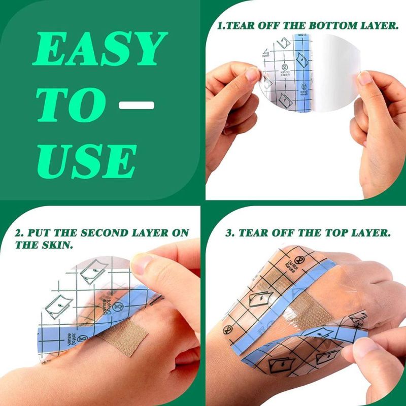 Manufacturing Cheaper Price Adhesive Bandage Tattoos Protective Film PU Dressing