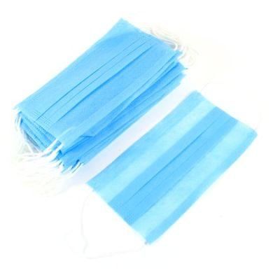 Wholesale Large Stock Medical Surgical Mask 3ply Disposable Non-Woven Anti-Dust Face Mask