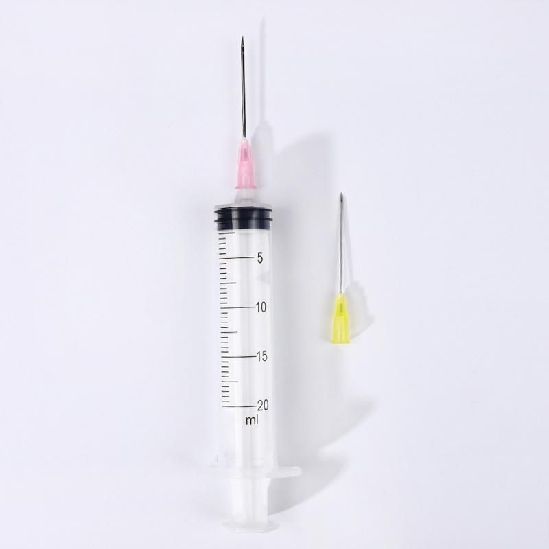 Promotional 20ml Injection Sterile Medical Syringe for Dispensing