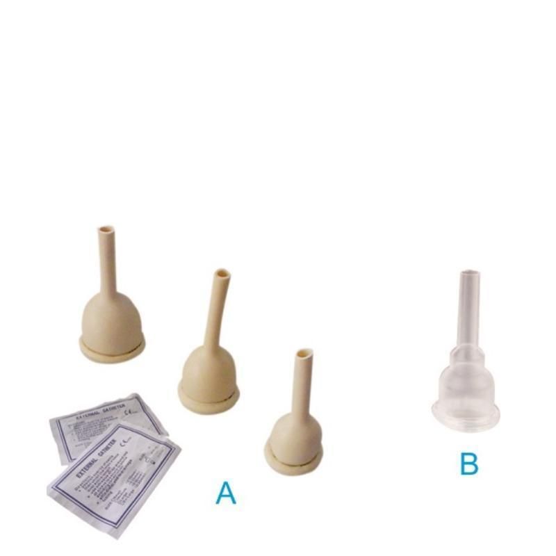 Latex Silicon Silicone Drainage Male External Condom Catheter for Men