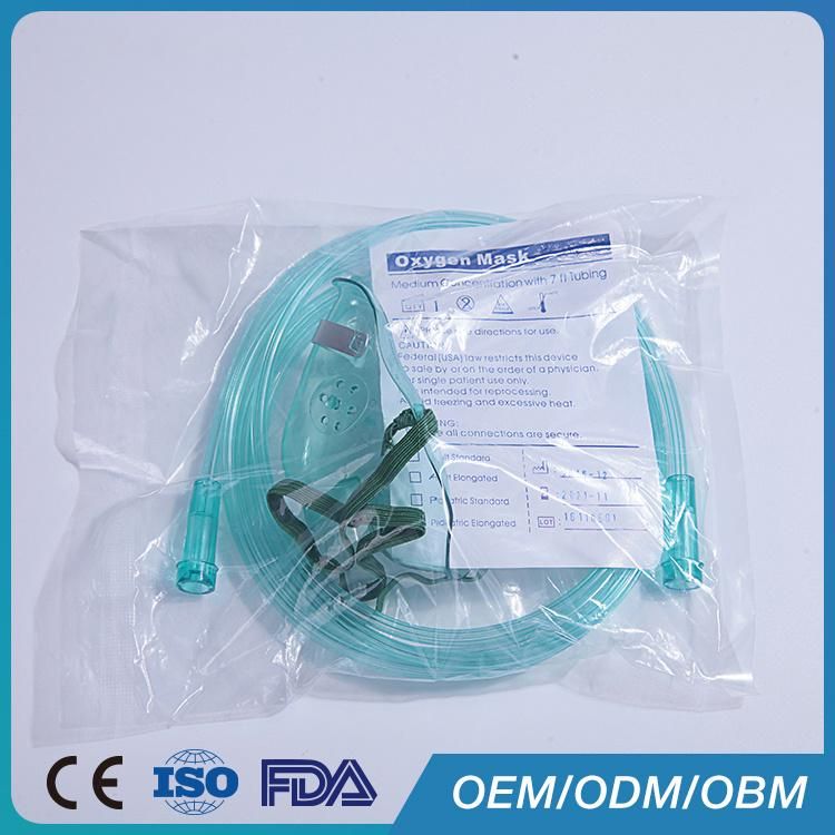 High Concentration Hospital Oxygen Mask with Holes