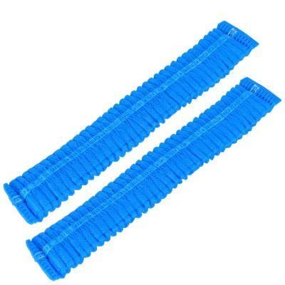 Disposable Dustproof PP Nonwoven 21inch Blue Mob Cap