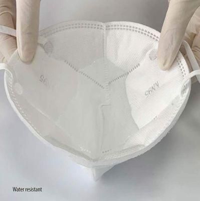 PPE Supplier Anti Dust Flu Face Mask Disposable 5ply White Color KN95 Face Mask