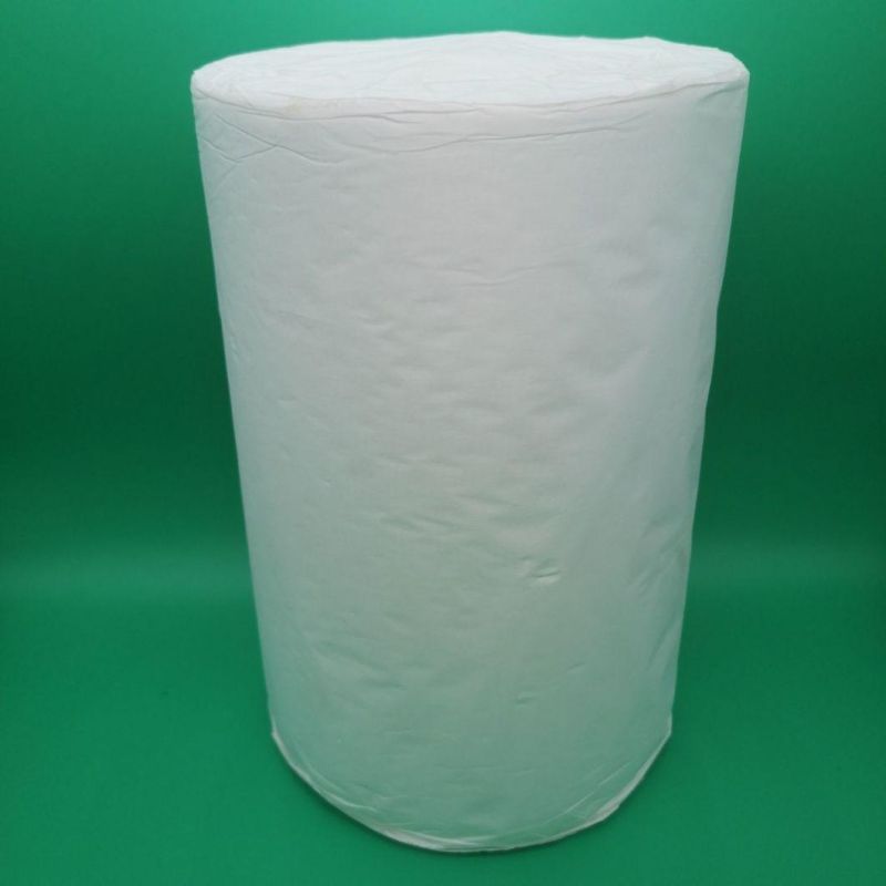 White Color Bleached Cotton Yarn Plain Gauze Rolling