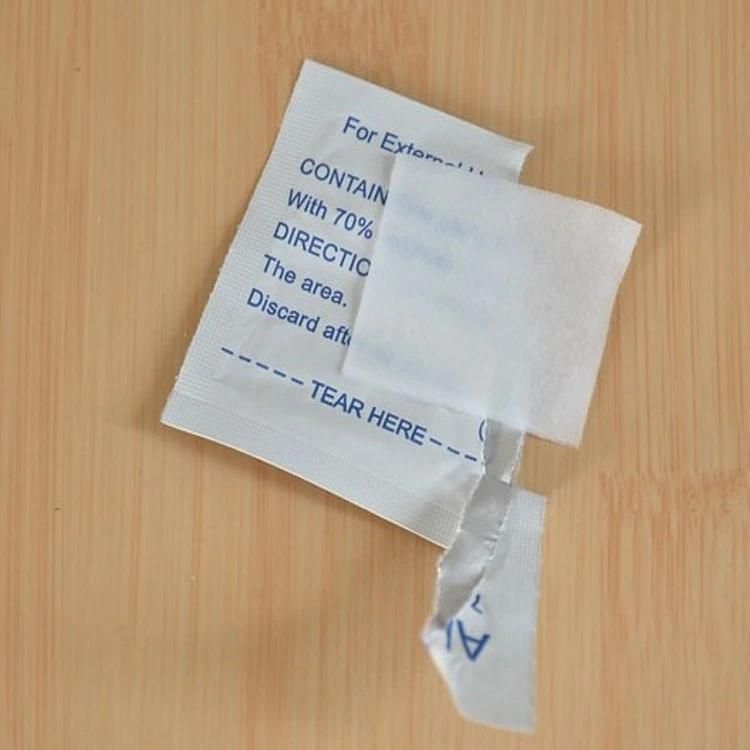 Sterilized Alcohol Prep Pads Wet Wipes