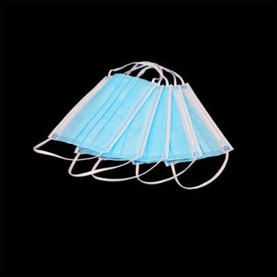 Surgical/Hospital/Medical 3 Ply Disposable Face Mask with Elastic Ear-Loops