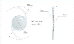 CE Approved One Piece Intraocular Lens
