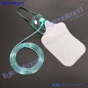 Medical Equipment PVC Oxygen Mask with Breathing Reservoir