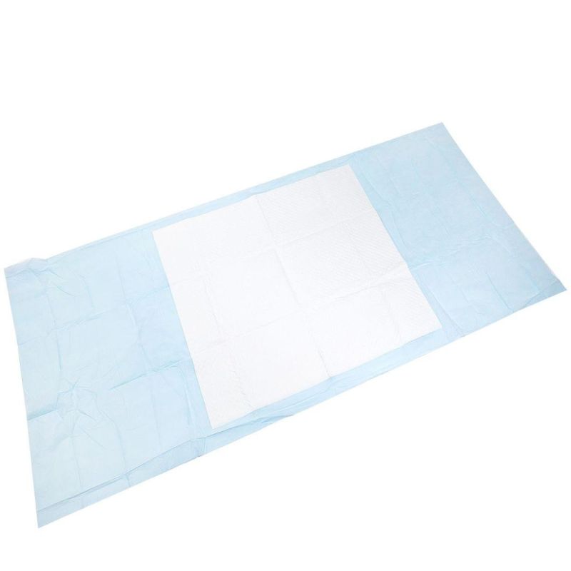 Underpad High Absorbency Wholesale Hygiene Disposable Underpads PE Backsheet Fluff Pulp Adult Bed Pad with Sap Waterproof Disposable Bed Pads