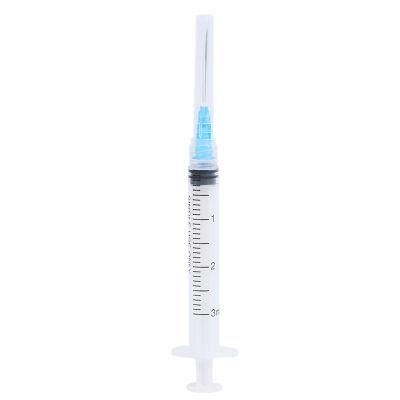 The Fine Quality Vaccine Plastic Syringes and Needles 3ml Disposable